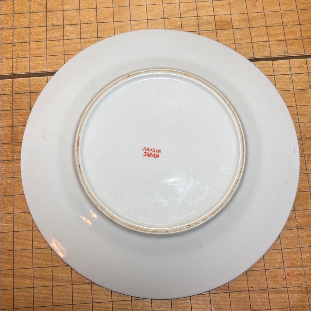 6 Japan Moriage Plates 7 5/8”D Immortals Kannan Goddess of Compassion - Picture 10 of 17